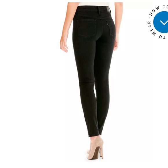 NWOT Levi’s Women's Black Skinny Jeans - Picture 2 of 2